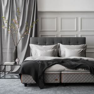 Tak wyglądają łóżka szwedzkiej marki Duxiana, które wydłużać mają czas trwania głębokiej fazy snu. Fot. mat. prasowe Duxiana