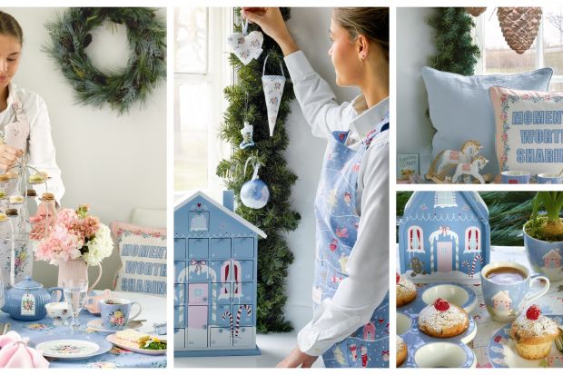 Jak udekorować stół i dom na Święta? W tym sezonie na topie są pastele! Zobacz piękny pomysł na pastelowe, a jednak cudownie zimowe dekoracje! Możesz je kupić w Polsce!