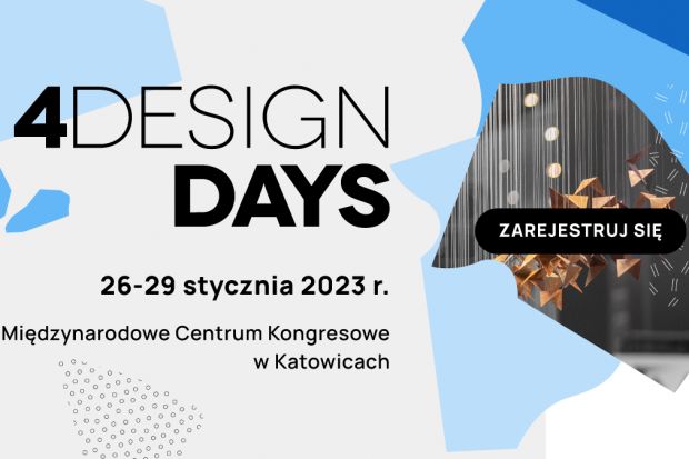 7. edycja 4 Design Days odbędzie się pod hasłem Together 4 Humanity w dniach 26-29 stycznia 2023 r. w Międzynarodowym Centrum Kongresowym w Katowicach.