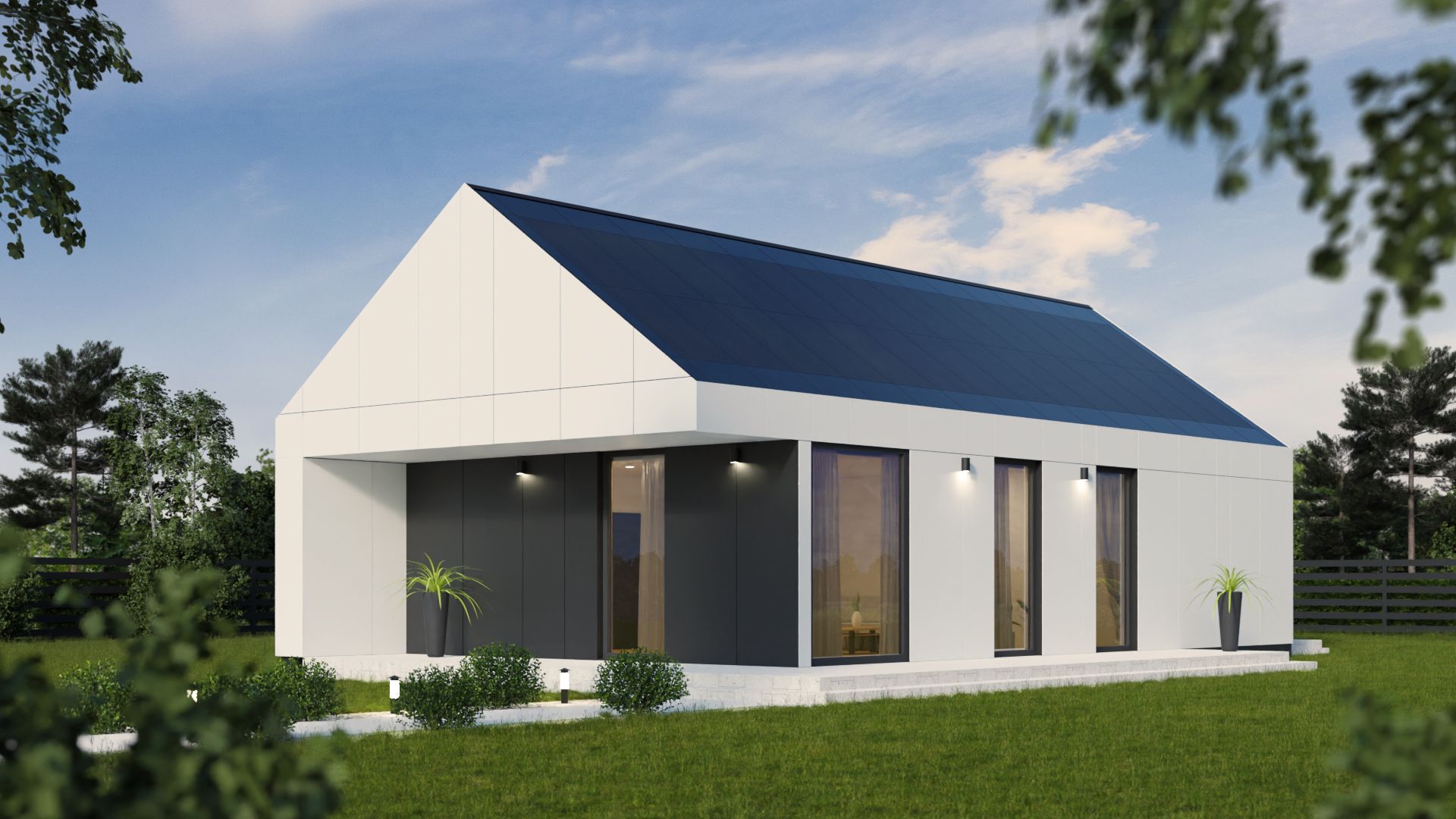 Solar House to linia domów modułowych całkowicie zeroenergetycznych. Fot. mat. prasowe SunRoof