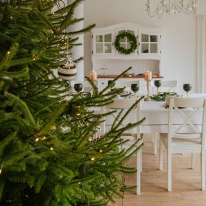 Dom na święta - Bożonarodzeniowa propozycja aranżacji domu blogerki Asi Wałęsy z @nasze.kilka.metrów. Fot. mat. prasowe home&you