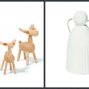 Figurka łosia Elmar, biała, porcelanowa figurka aniołka Myriel. Do kupienia w sklepie Fide.pl. Cena: od 99 zł, 99 zł. Fot. Philippi
