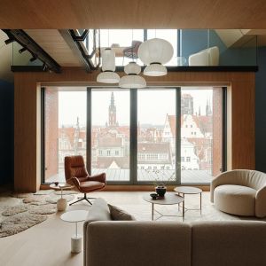 Apartament inspirowany Japonią znajduje się w Gdańsku, na Wyspie Spichrzów. Projekt: Sikora Wnętrza. Zdjęcia: Tom Kurek