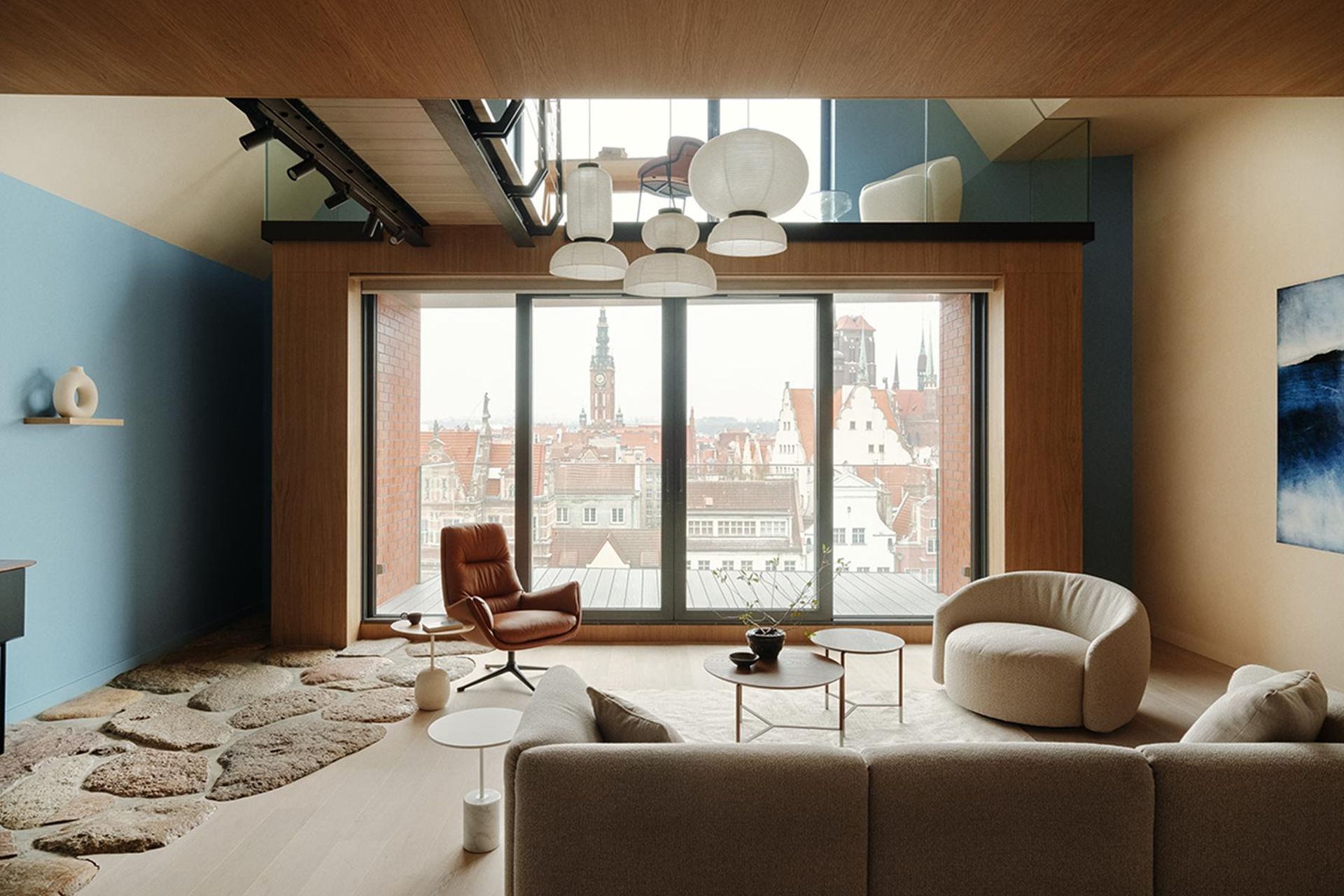 Apartament na Wyspie Spichrzów w Gdańsku. Projekt: Sikora Wnętrza. Zdjęcia: Tom Kurek