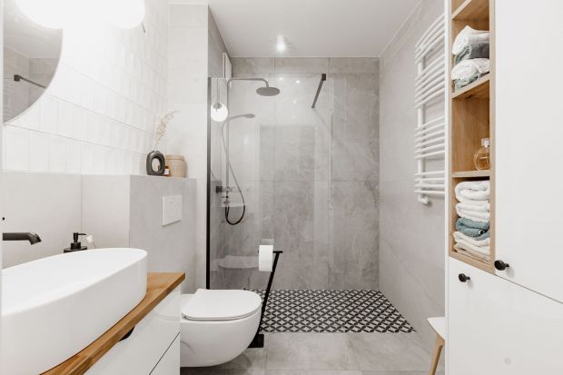 Nowoczesna łazienka. 10 świetnych pomysłów na prysznic bez brodzika!