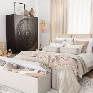 Trendy we wnętrzach w 2023 roku. To będzie modne w salonie, w kuchni, jadalni i sypialni. Fot. Dekoria
