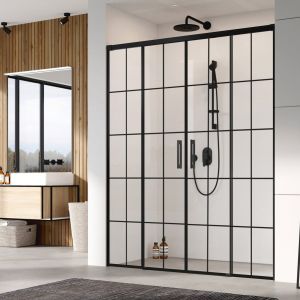 Kabina prysznicowa Idea Black DWD Factory. Fot. Radaway 