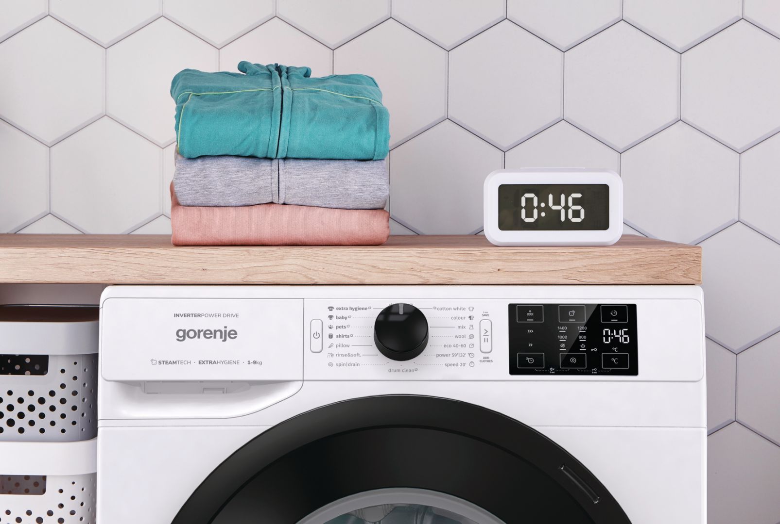 Pralki z serii Essential posiadają najwyższą klasę energetyczną A. Fot. Gorenje