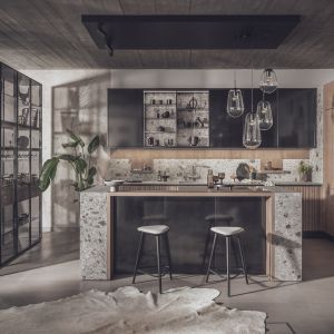 Nowoczesna kuchnia Madera polskiej marki Halupczok.  Nagroda "Special Mention" German Design Awards 2023 w kategorii "Excellent Product Design". Fot. mat. prasowe Halupczok