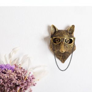 Zwierzęce dekoracje ścienne w kolorze antycznego brązu. Źródło: AliExpress