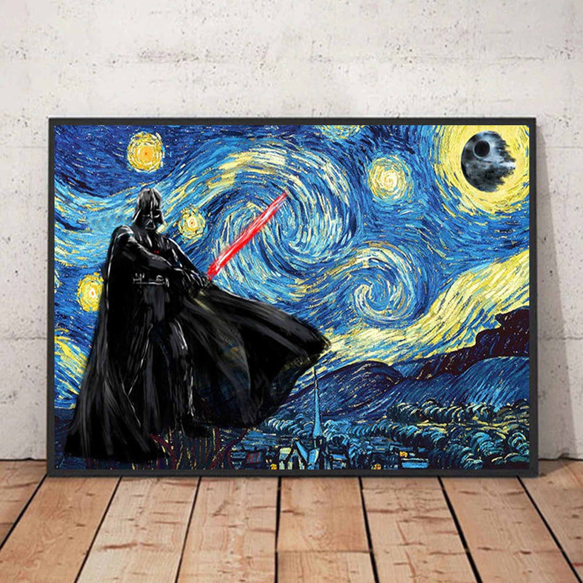 Trochę inna sztuka na ścianę. Może Darth Vader? Źródło: AliExpress