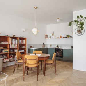 Styl vintage w aranżacji wnętrz. Projekt Maria Biegańska i Ewelina Pik, pracownia Modullar. Fot. Piotr Serbin
