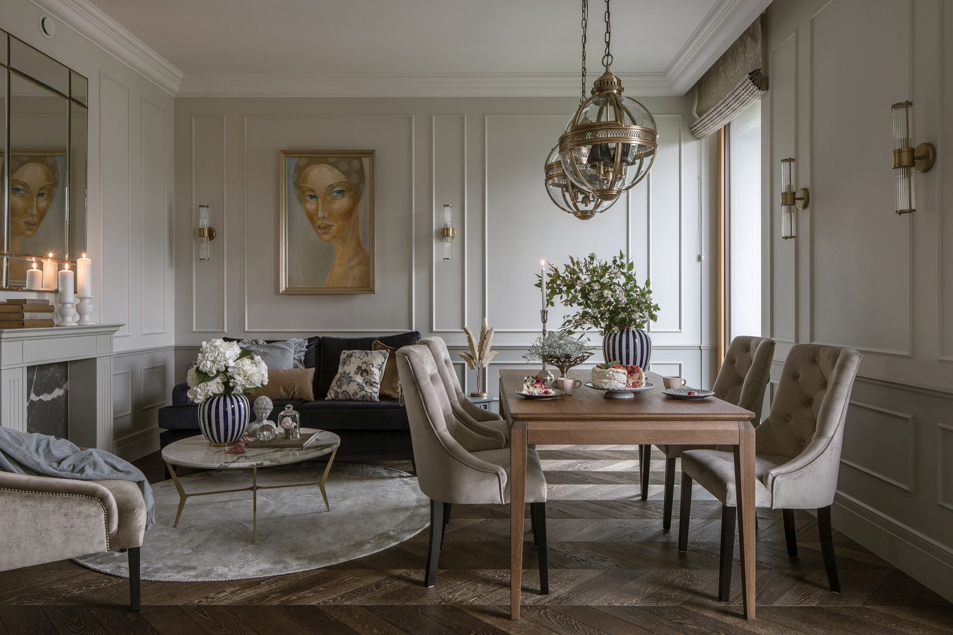 Styl nowojorski w aranżacji wnętrz. Projekt wnętrza MikołajskaStudio. Fot. Yassen Hristov