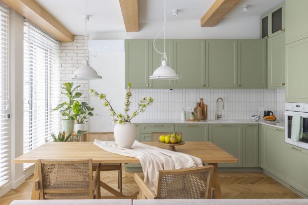 Kolor w kuchni. 7 najpiękniejszych kuchni w kolorze zielonym. Trendy 2024!
