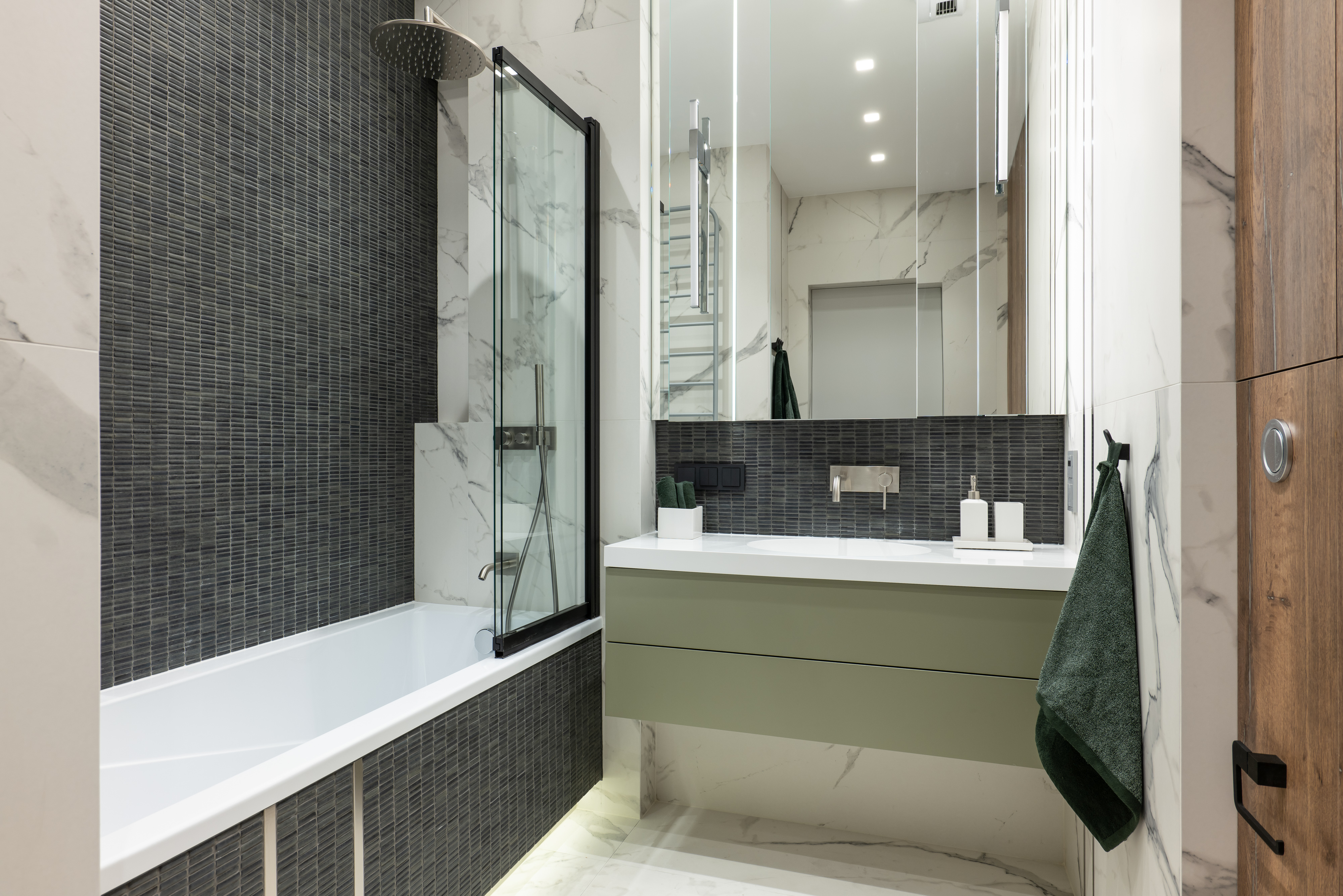 Ванная комната после ремонта. Дизайн интерьера и фото KODO Interior Design and Realization